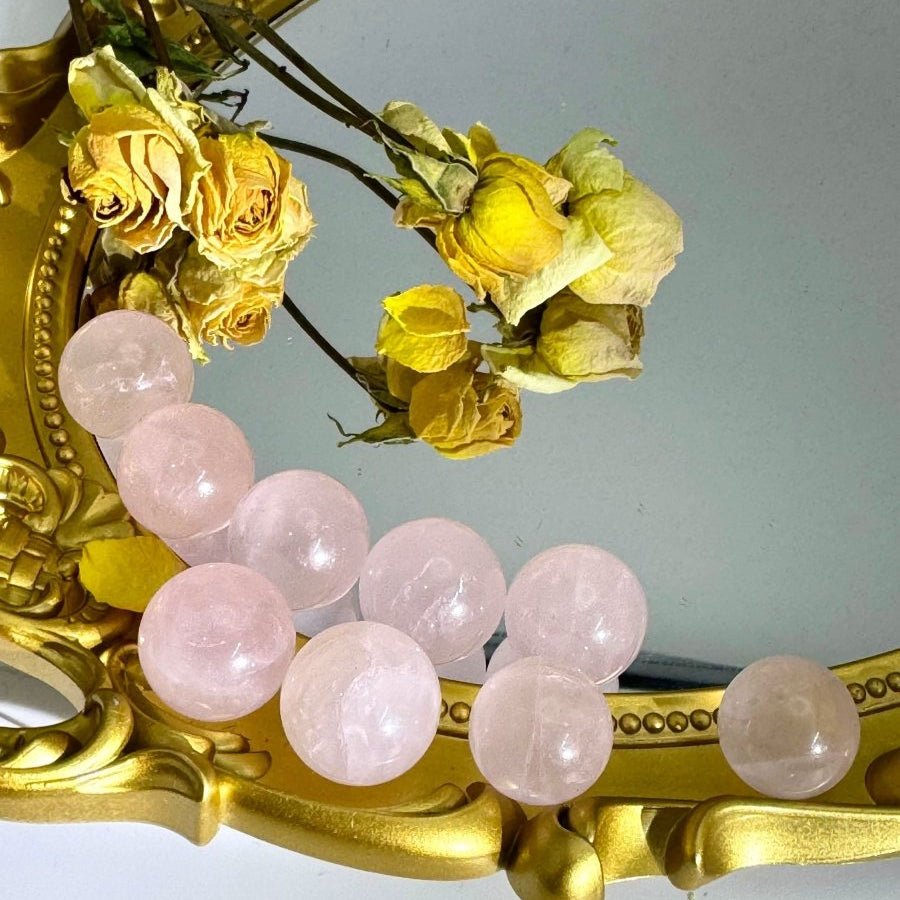 Rose Quartz Sphere - Touch Vintage