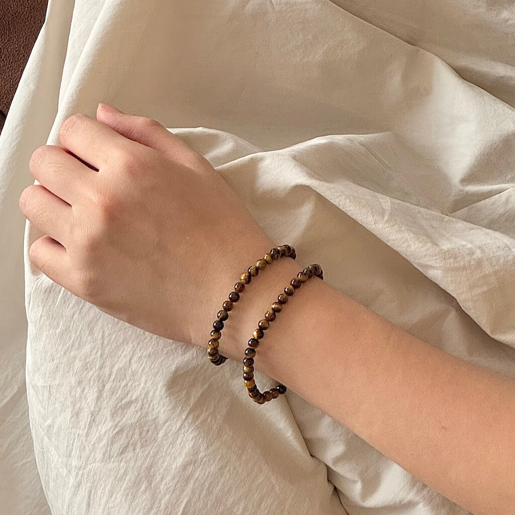 tiger eye 4mm bracelet