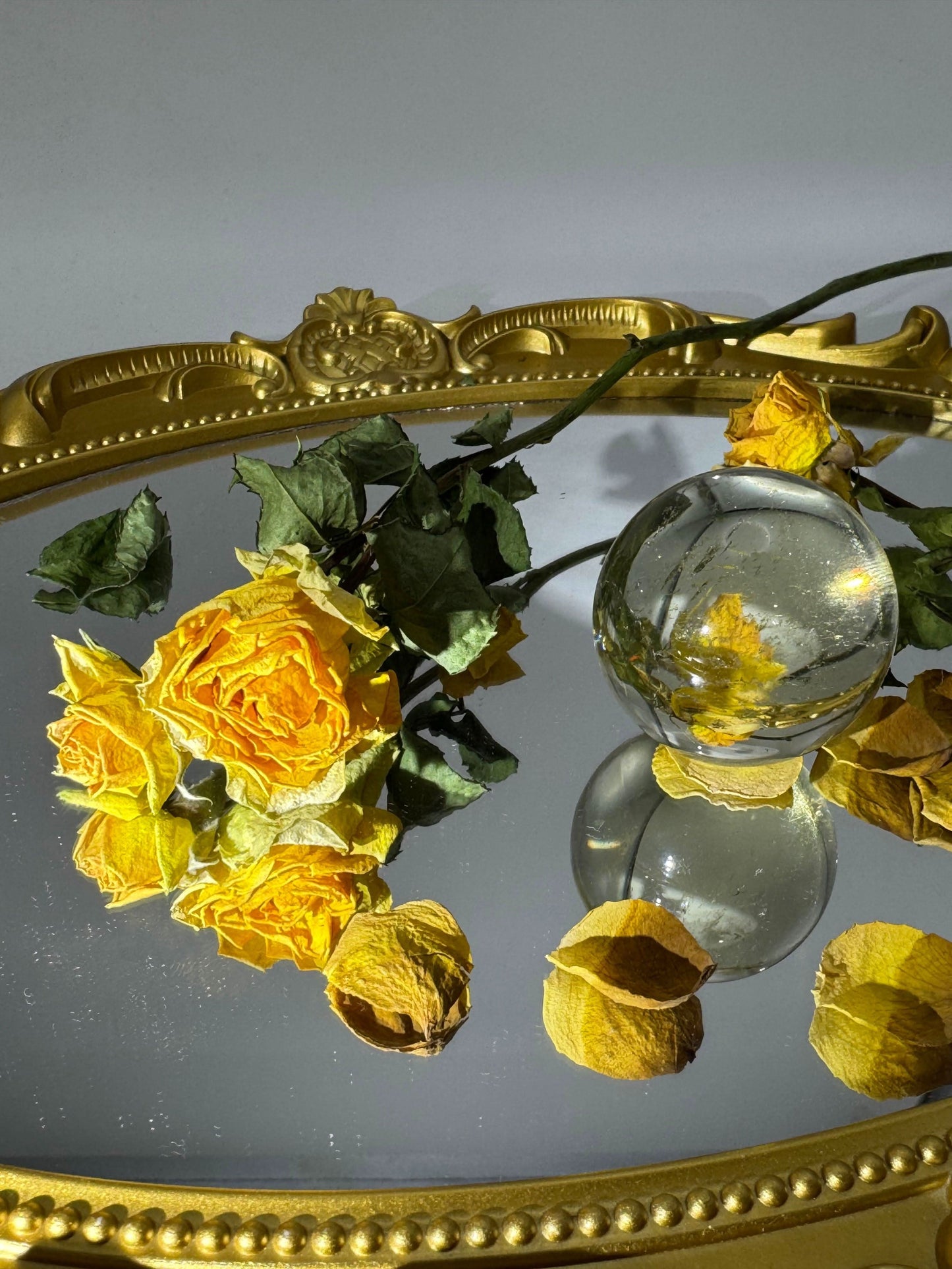 Citrine Sphere - Touch Vintage