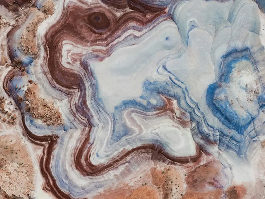 Blue Lace Agate for chakra meditation and emotional healing