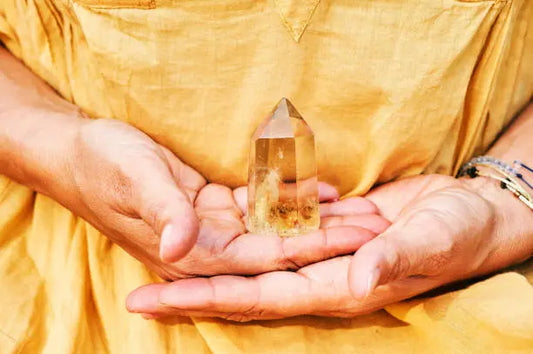 Citrine for career growth and workplace confidence