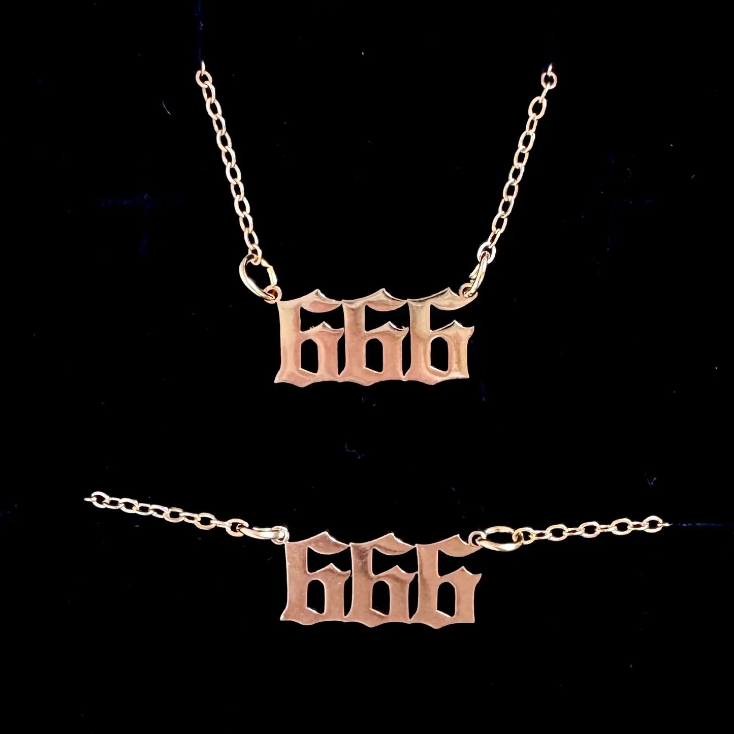 666 Unique 666 Angel Number Jewelry Set – Touch Vintage