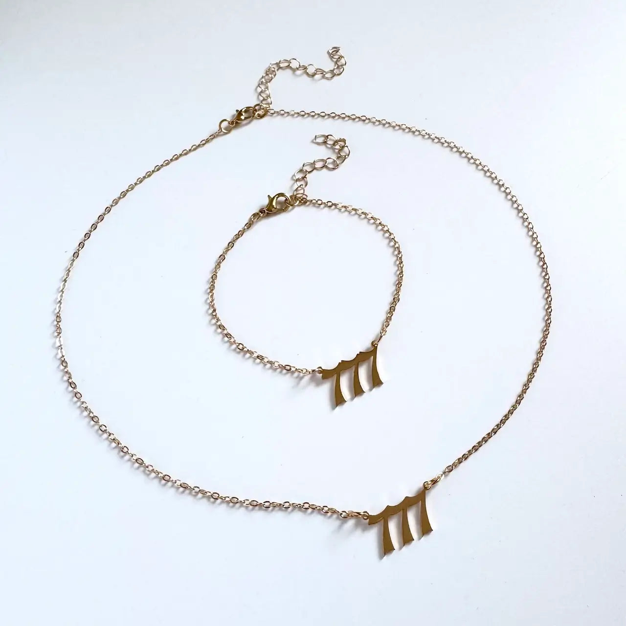 777 Angel Number Necklace FrontView | Touch Vintage