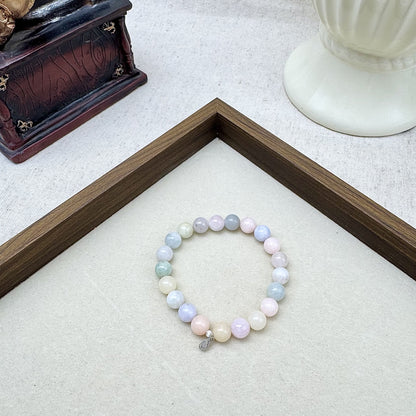 8mm morganite bracelet 