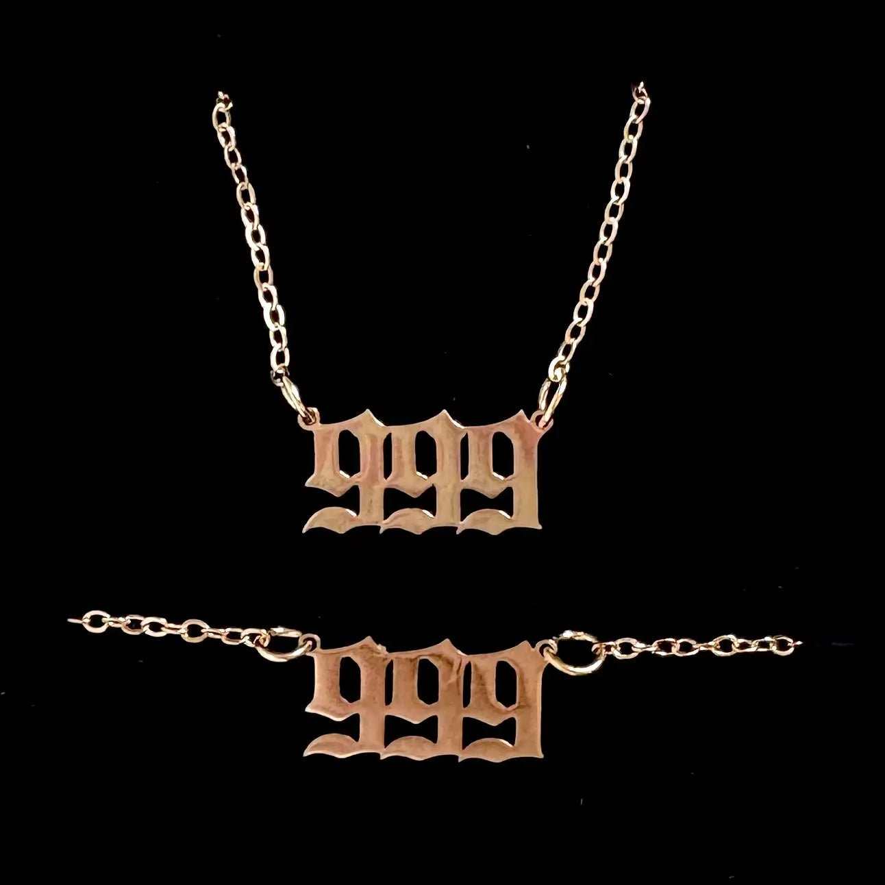 999 Angel Number Jewelry Set | Touch Vintage