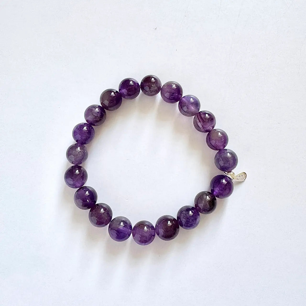 Amethyst Bracelet 8mm - Front View