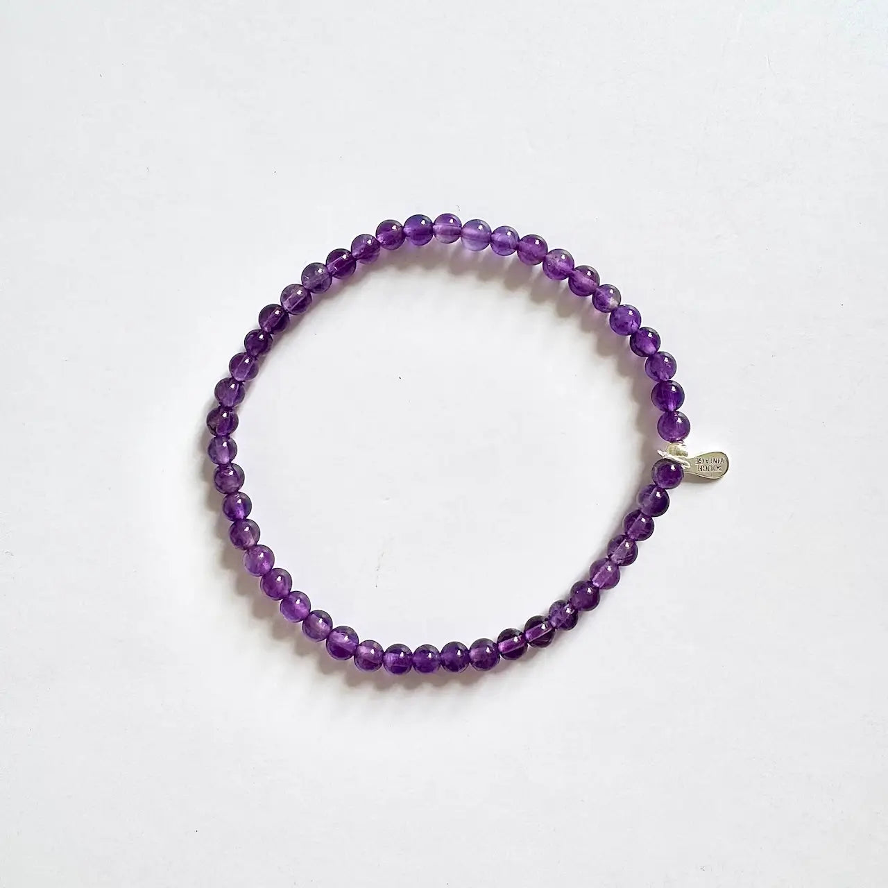 Amethyst Bracelet - Front View｜Touch Vintage