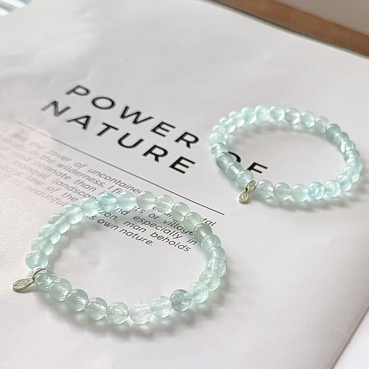 Aquamarine Bracelet - Side View|Touch Vintage