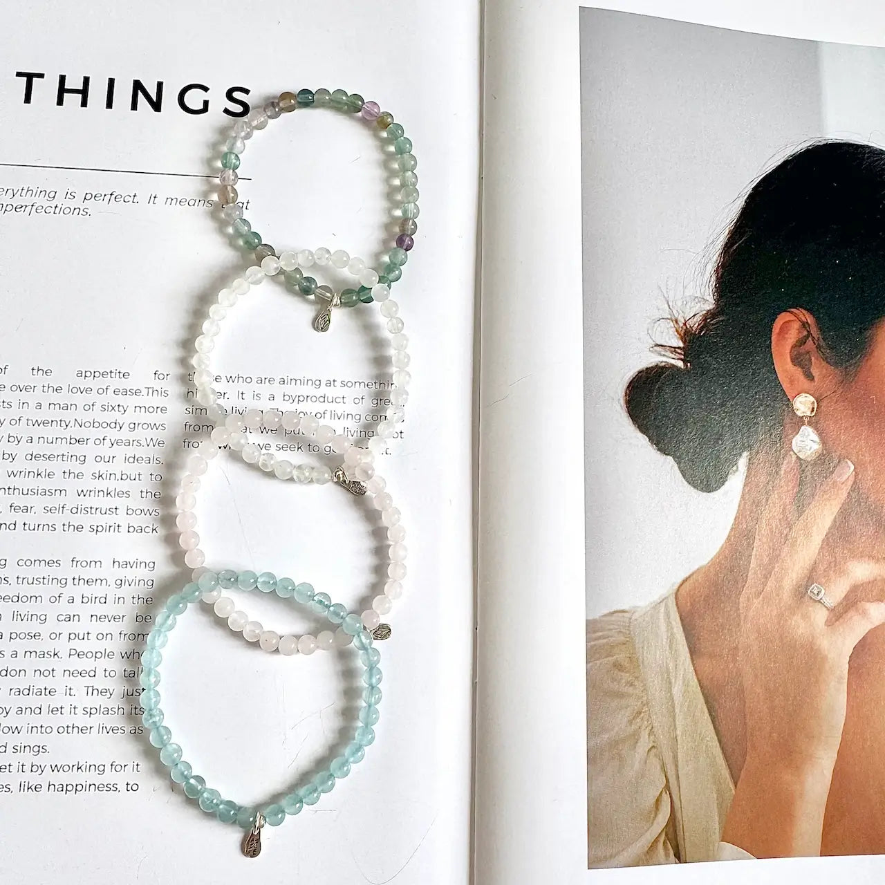 Aquarius Bracelets - Close-up | Touch Vintage