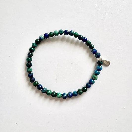 Azurite Bracelet - Front View｜Touch Vintage