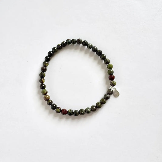 Bloodstone Bracelet - Front View｜Touch Vintage