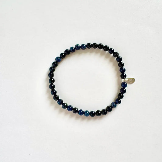 Blue Sapphire Bracelet - Front View｜Touch Vintage