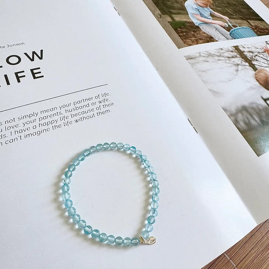 Blue Topaz Bracelet - Side View | Touch Vintage