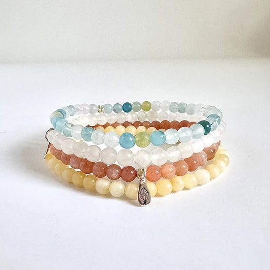 Cancer Zodiac Bracelets - Front View｜Touch Vintage