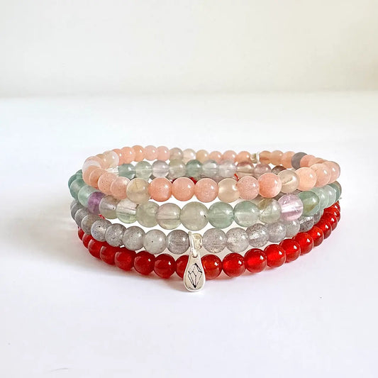 Capricorn Crystal Bracelet - Front View｜Touch Vintage