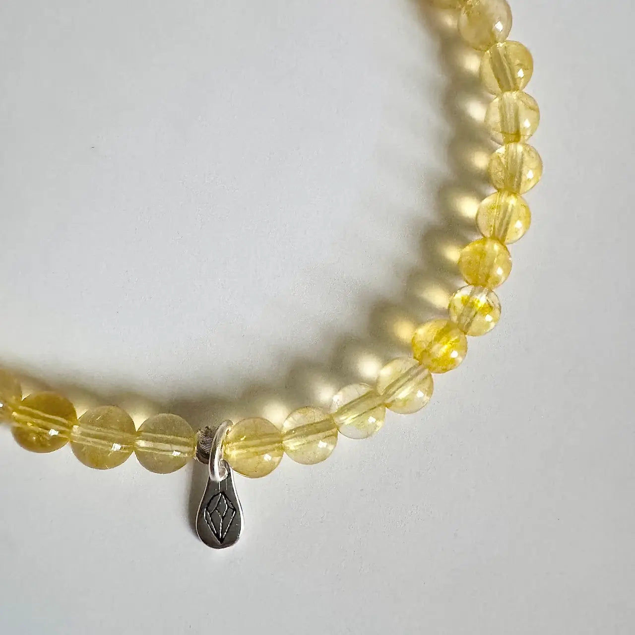 Citrine Stone Bracelet - Detail｜Touch Vintage