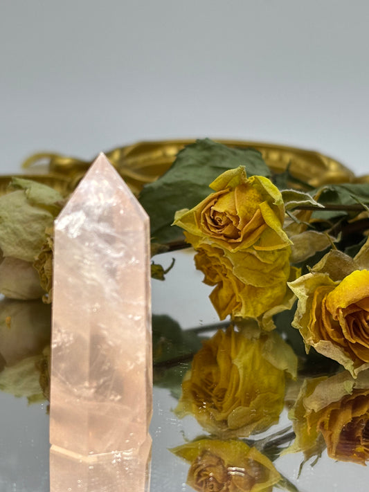 Rose Quartz Column - Touch Vintage 