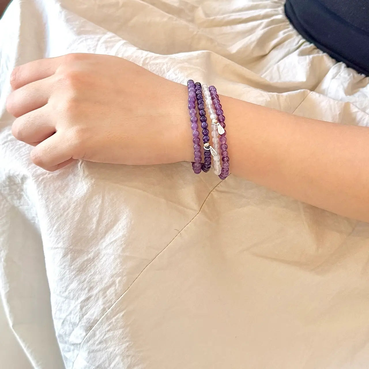 Crown Chakra Bracelet - Detail｜Touch Vintage