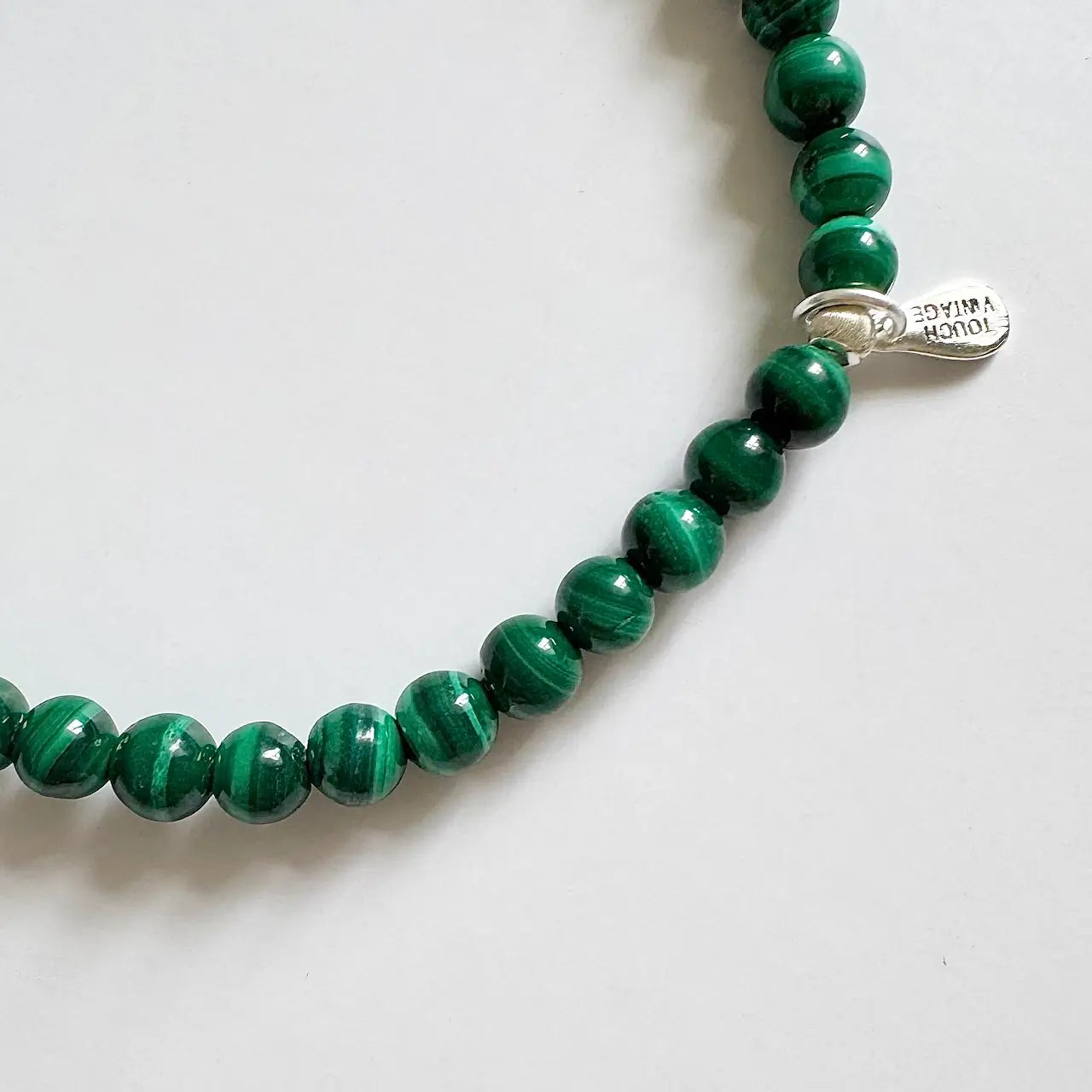 Green Malachite Bracelet - Detail｜Touch Vintage