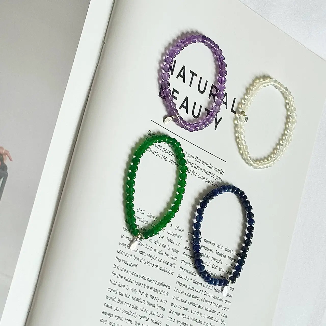 Libra Birthstone Bracelet - Side View | Touch Vintage