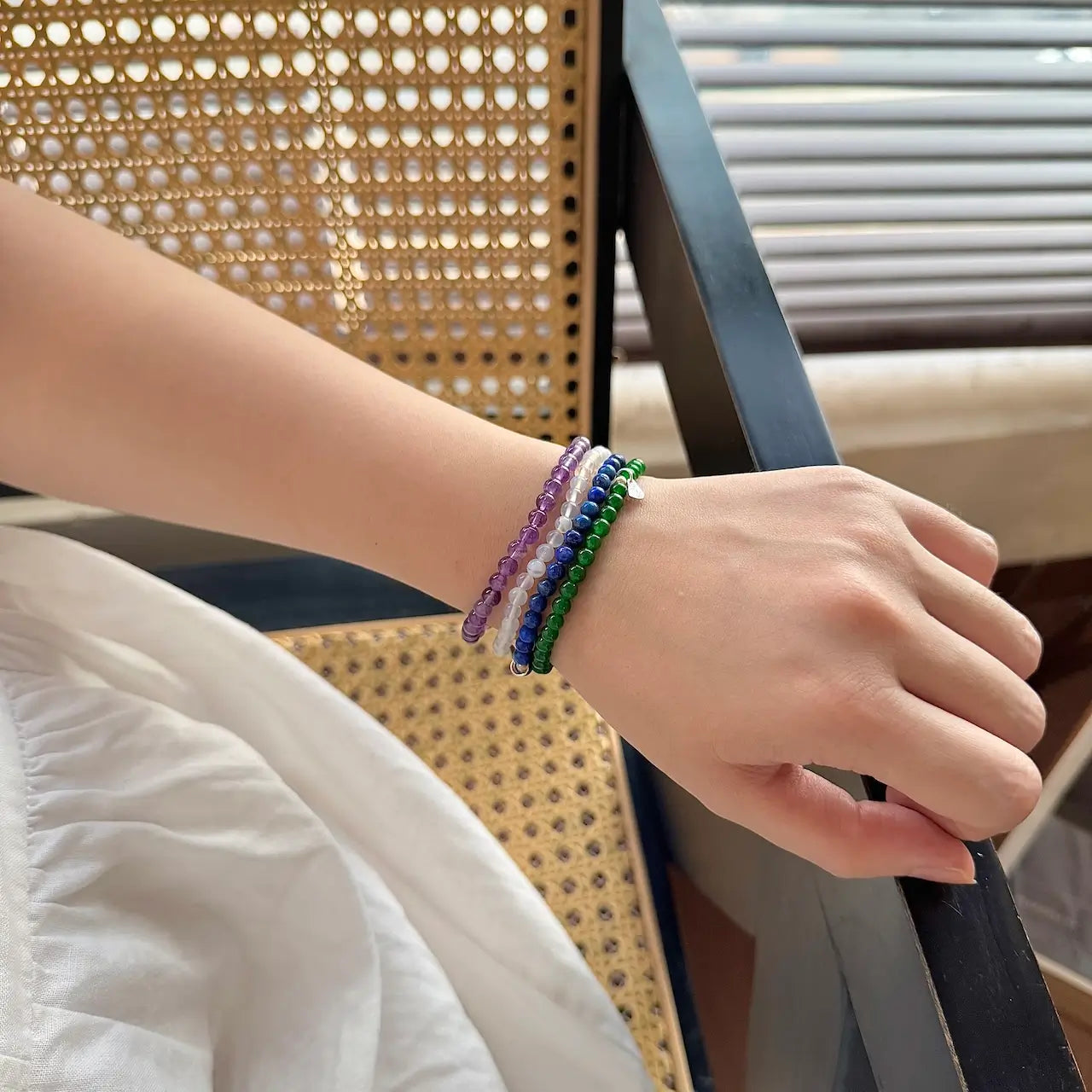 Libra Crystal Bracelet - Life Style Wearing｜Touch Vintage