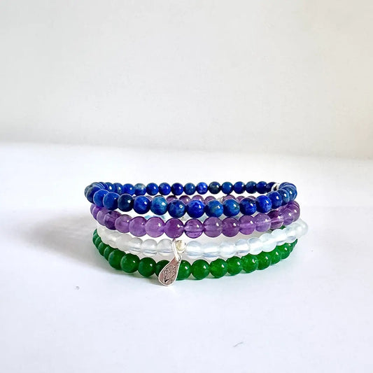 Libra Crystal Bracelets - Front View｜Touch Vintage