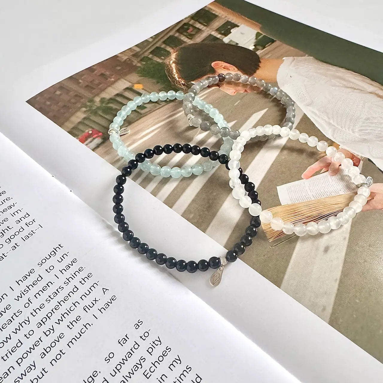 Moon Phase Bracelet - Side View｜Touch Vintage