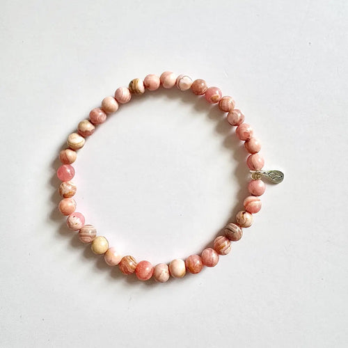 Pink Rhodochrosite Energy Bracelet