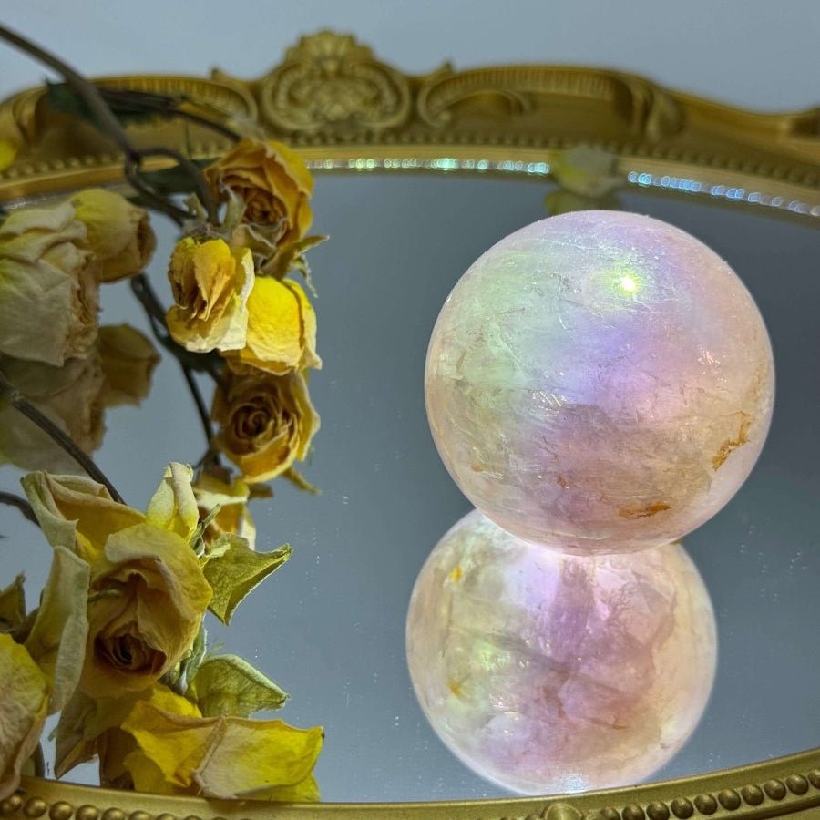 Electroplated Powder Crystal sphere - Touch Vintage 