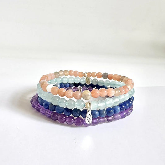 Pisces Crystal Bracelet - Front View｜Touch Vintage