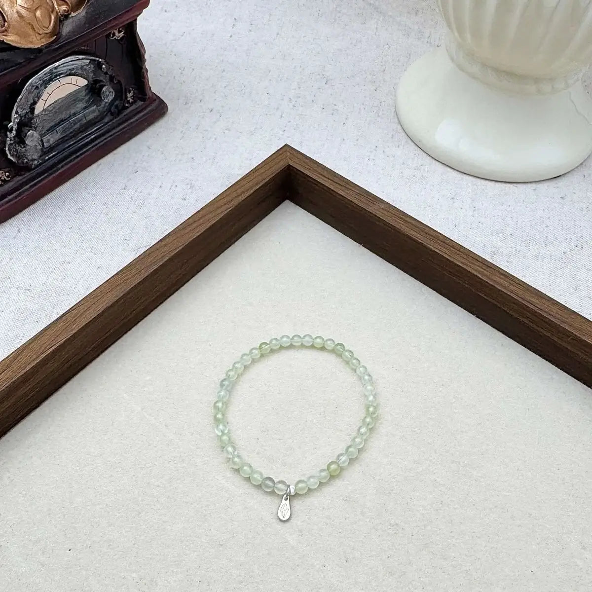 Prehnite Crystal Bracelet - Crystal Jewelry｜Touch Vintage