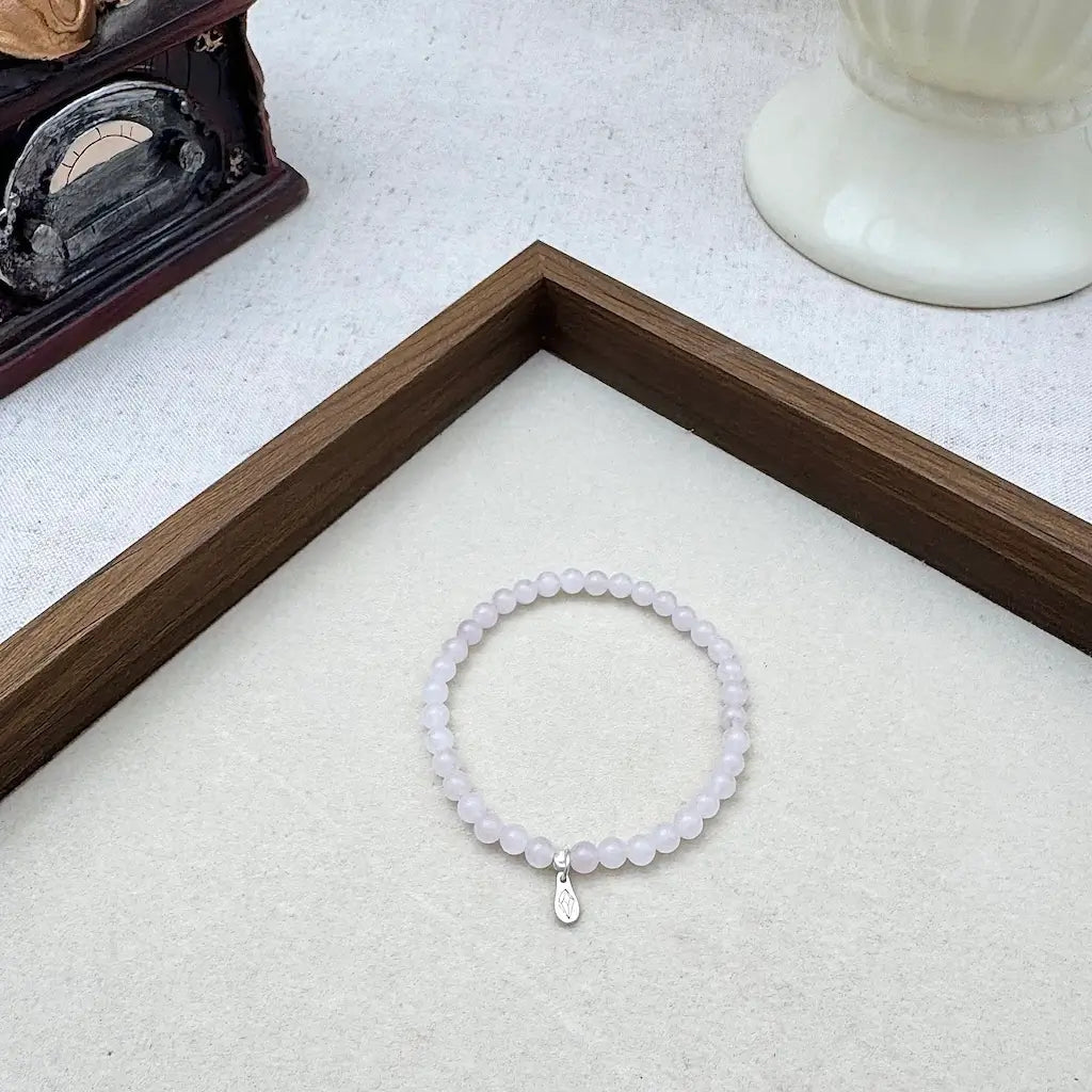 Rose Quartz Bracelet  Crystal Jewelry｜Touch Vintage