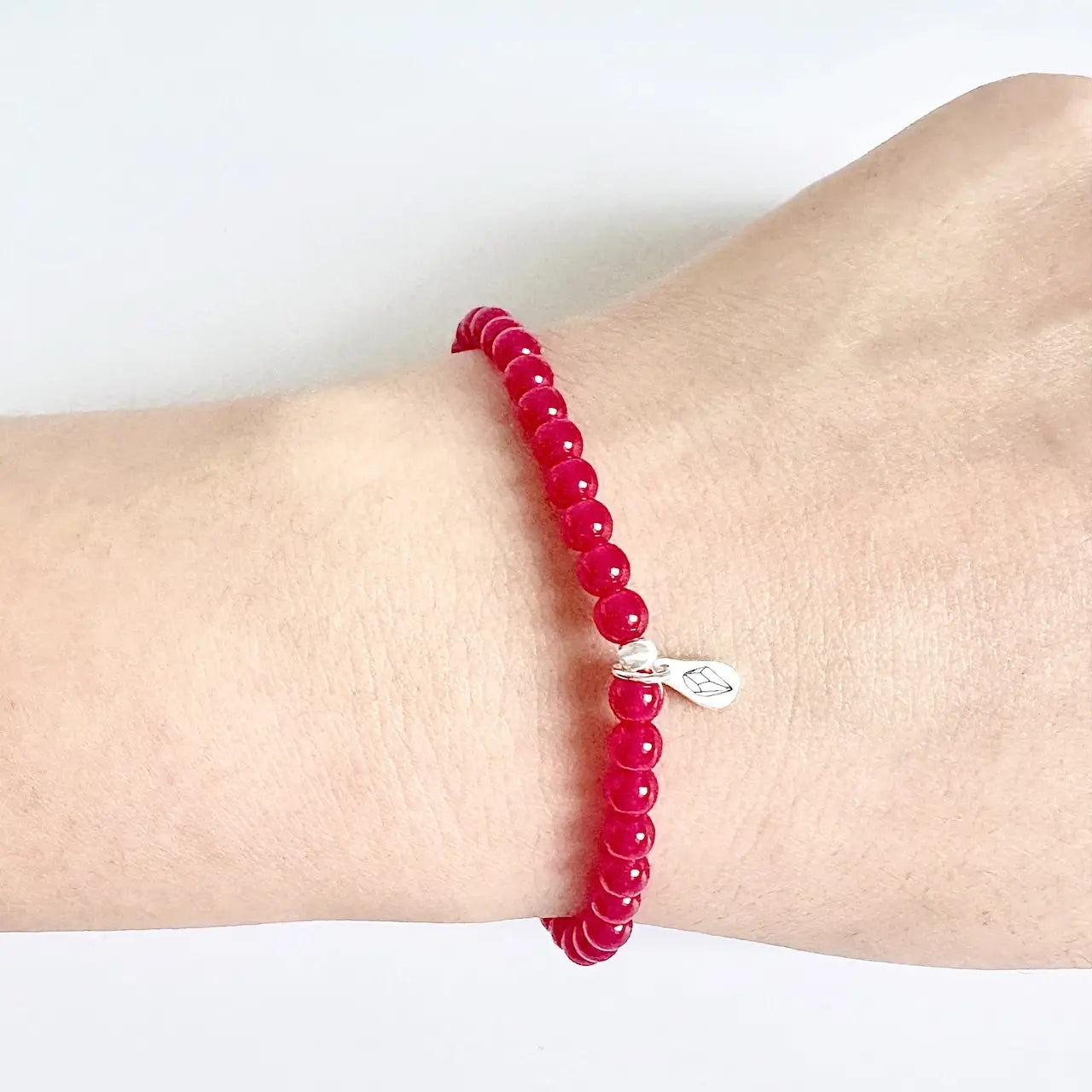 Ruby Bracelet Worn On Wrist | Touch Vintage