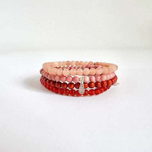 Sacral Chakra Bracelet - Front View｜Touch Vintage
