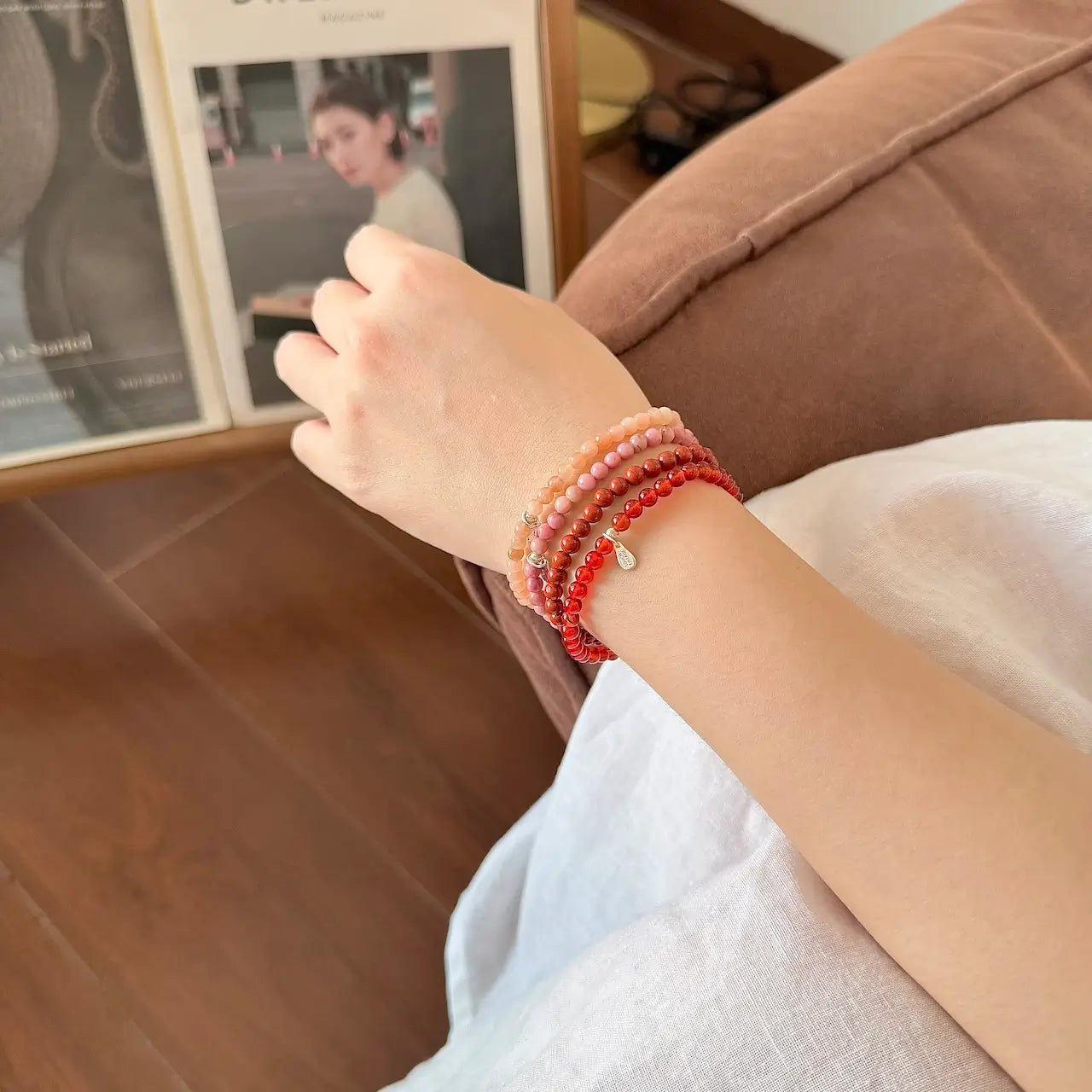 Sacral Chakra Bracelet - Worn On Wrist｜Touch Vintage