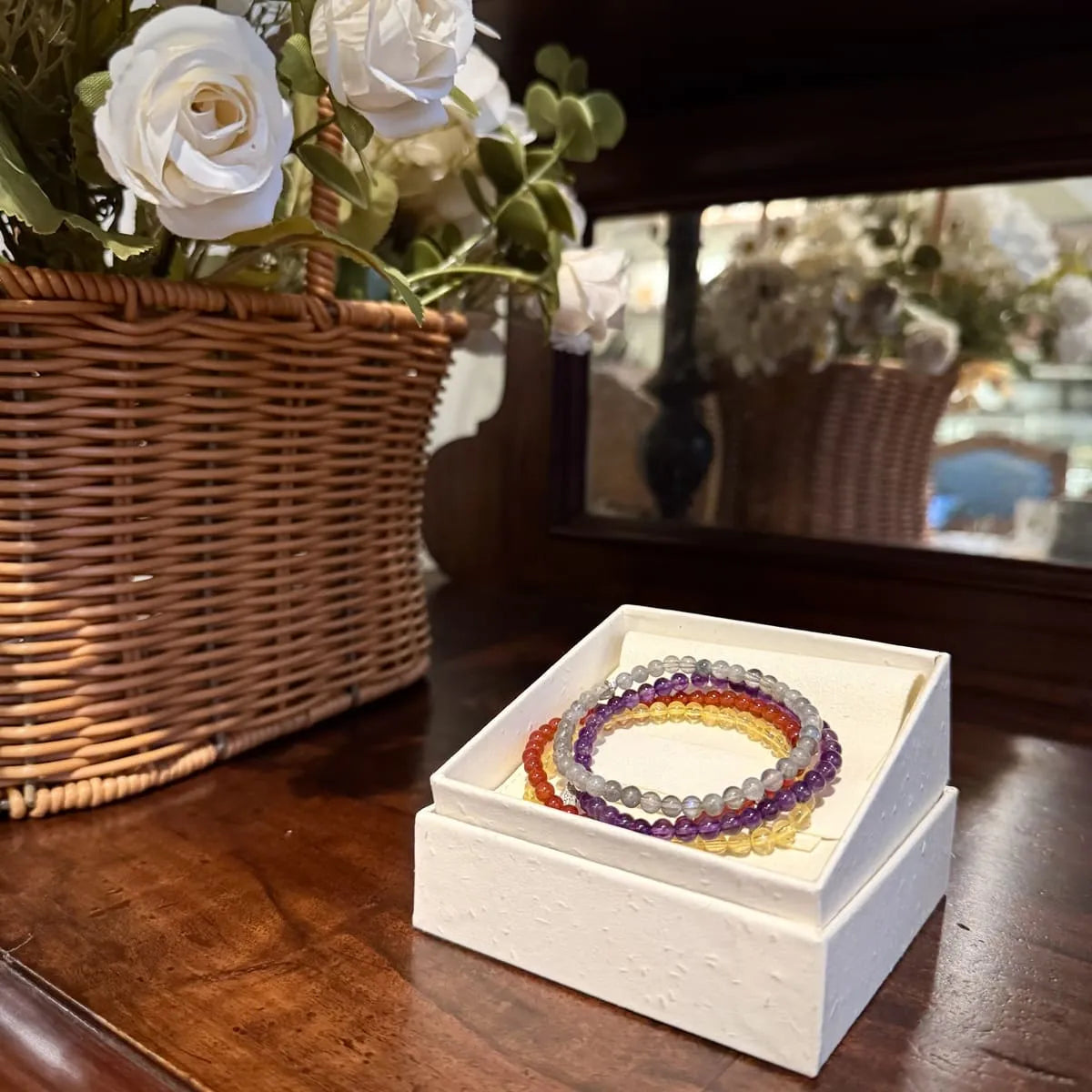 Sagittarius bracelet set with packaging box
