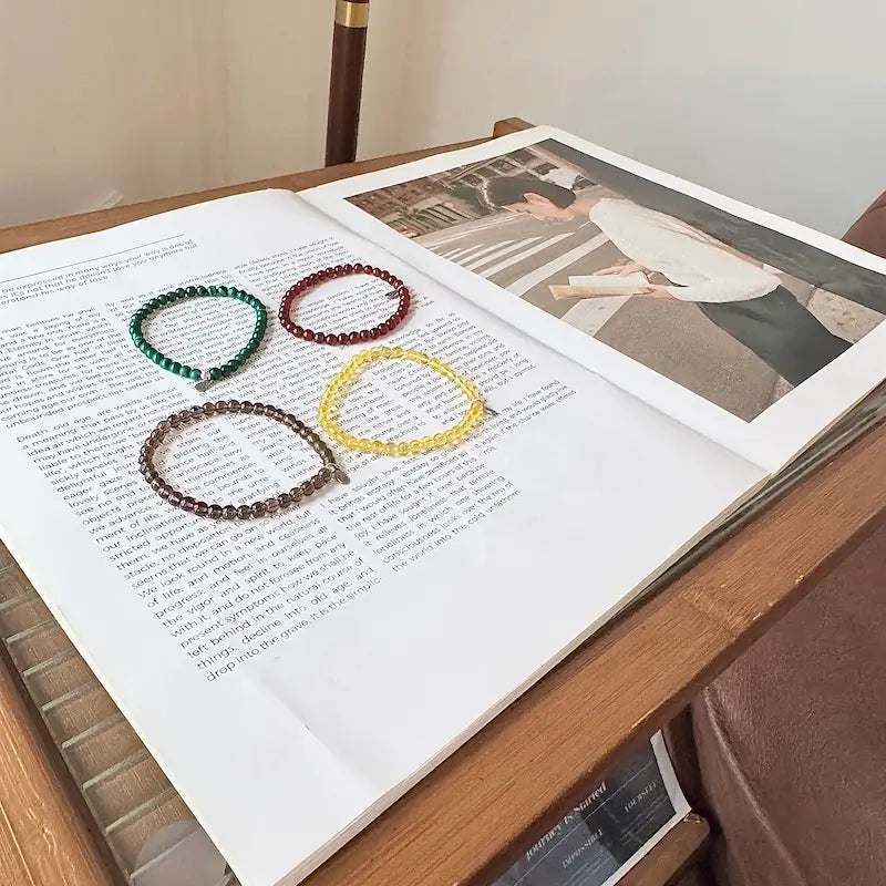 Scorpio Crystal Bracelets Close-up| Touch Vintage