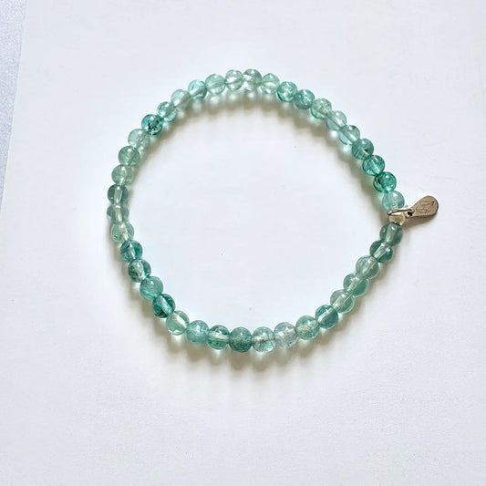Sky Blue Apatite Bracelet - Front View | Touch Vintage