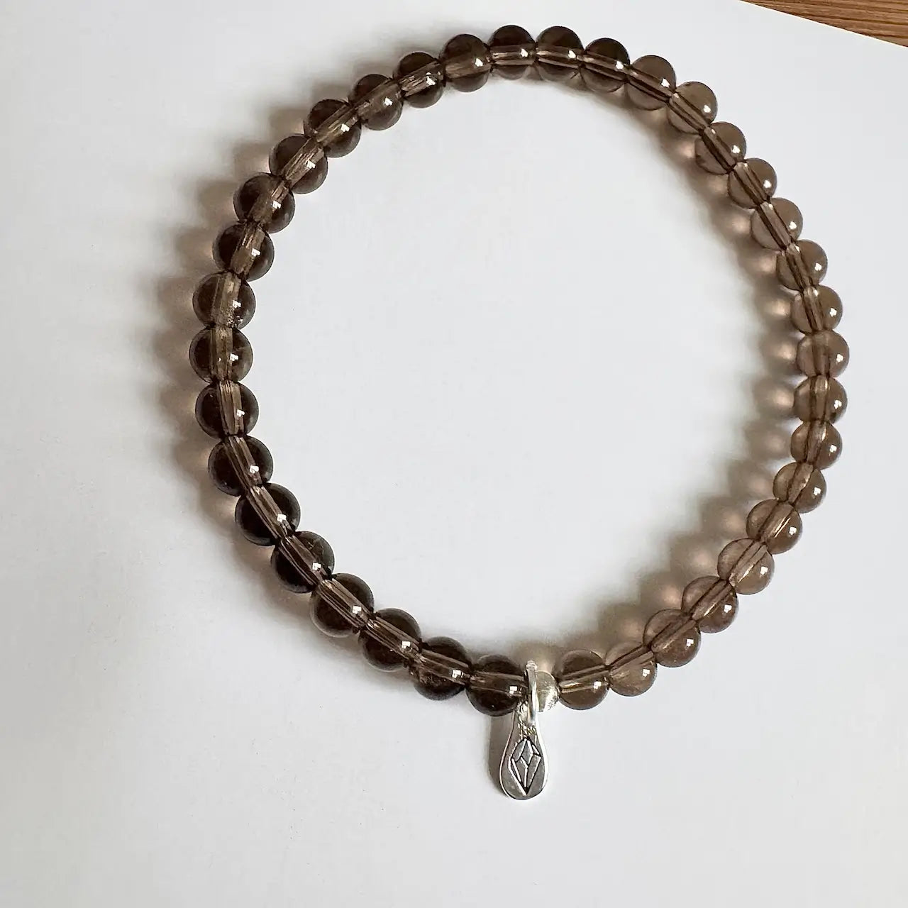 Smoky Quartz Bracelet - Front View｜Touch Vintage