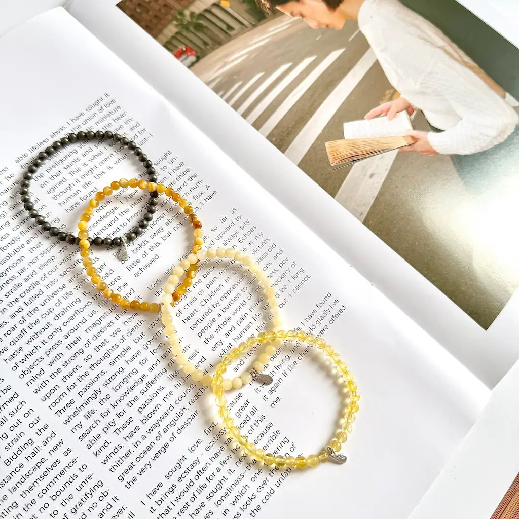 Solar Plexus Bracelet - Side View｜Touch Vintage