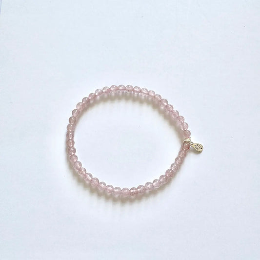 Strawberry Quartz Bracelet - Front View | Touch Vintage