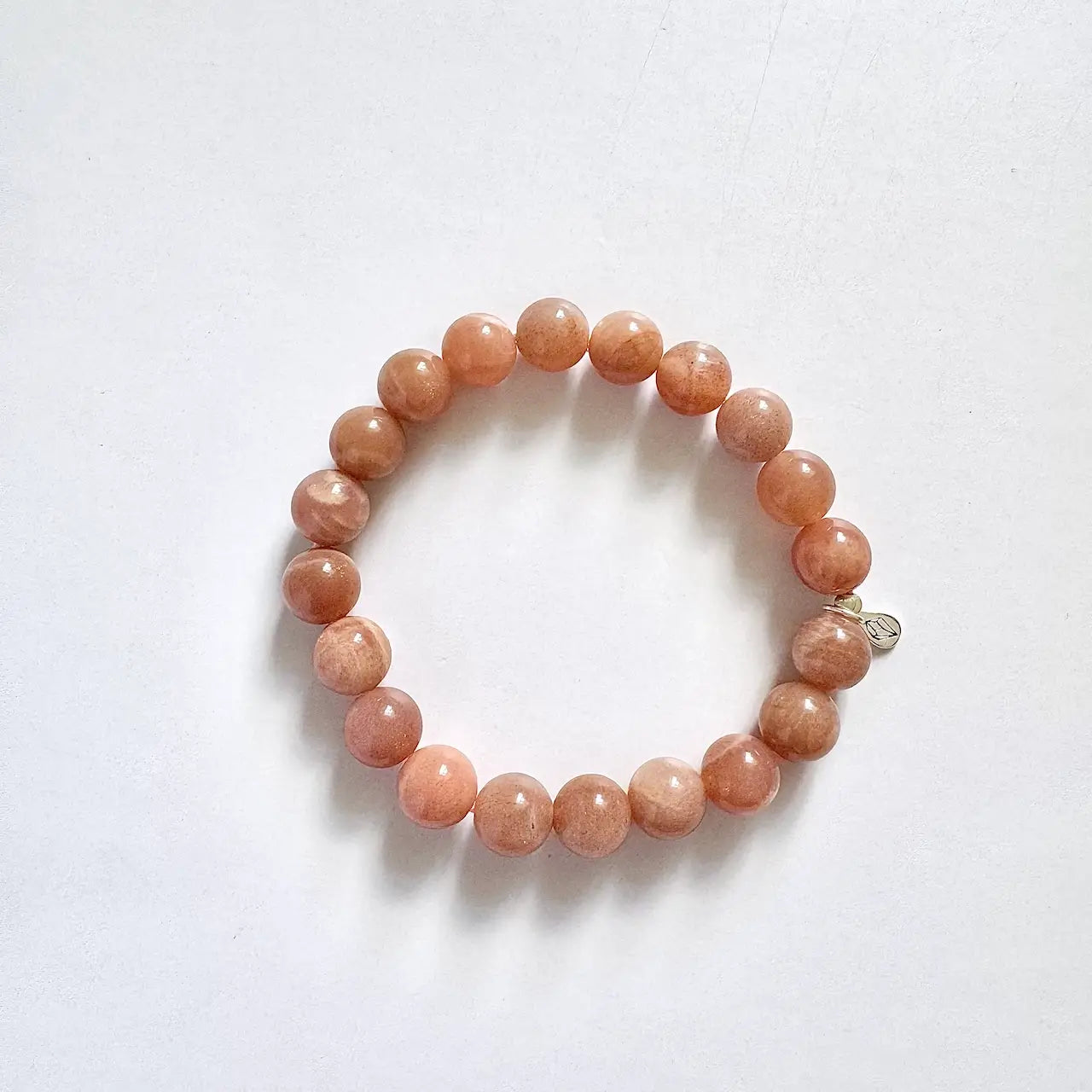 Sunstone Crystal Bracelet 8mm - Front View｜Touch Vintage