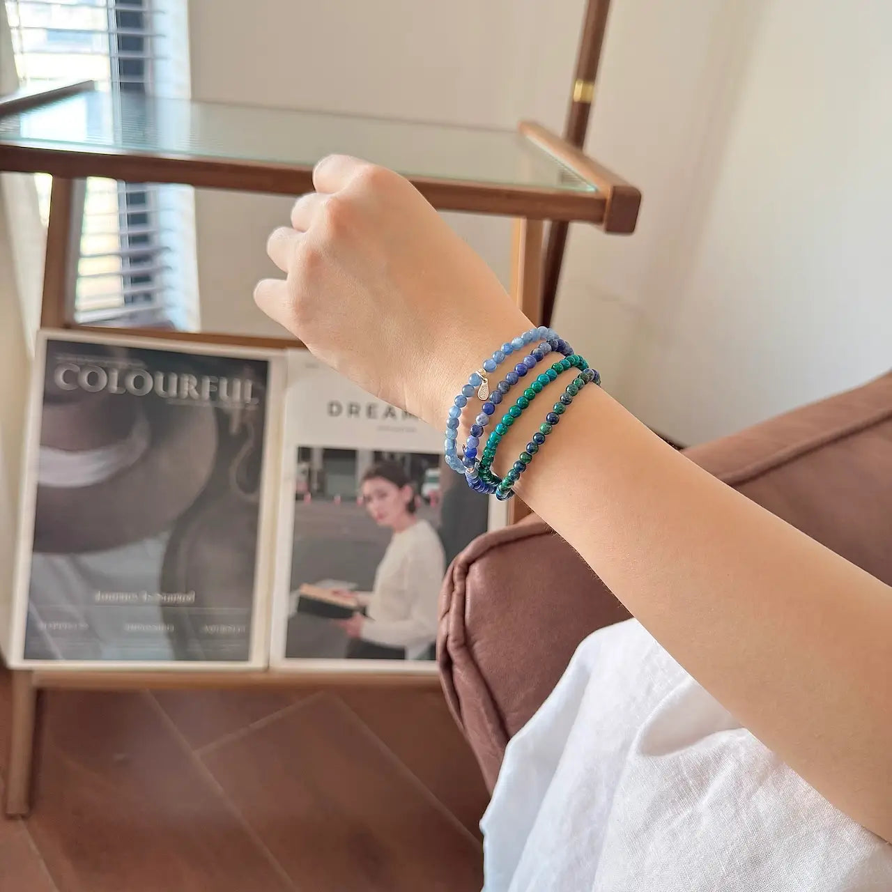 Third Eye Chakra Bracelet - Worn On Wrist | Touch Vintage