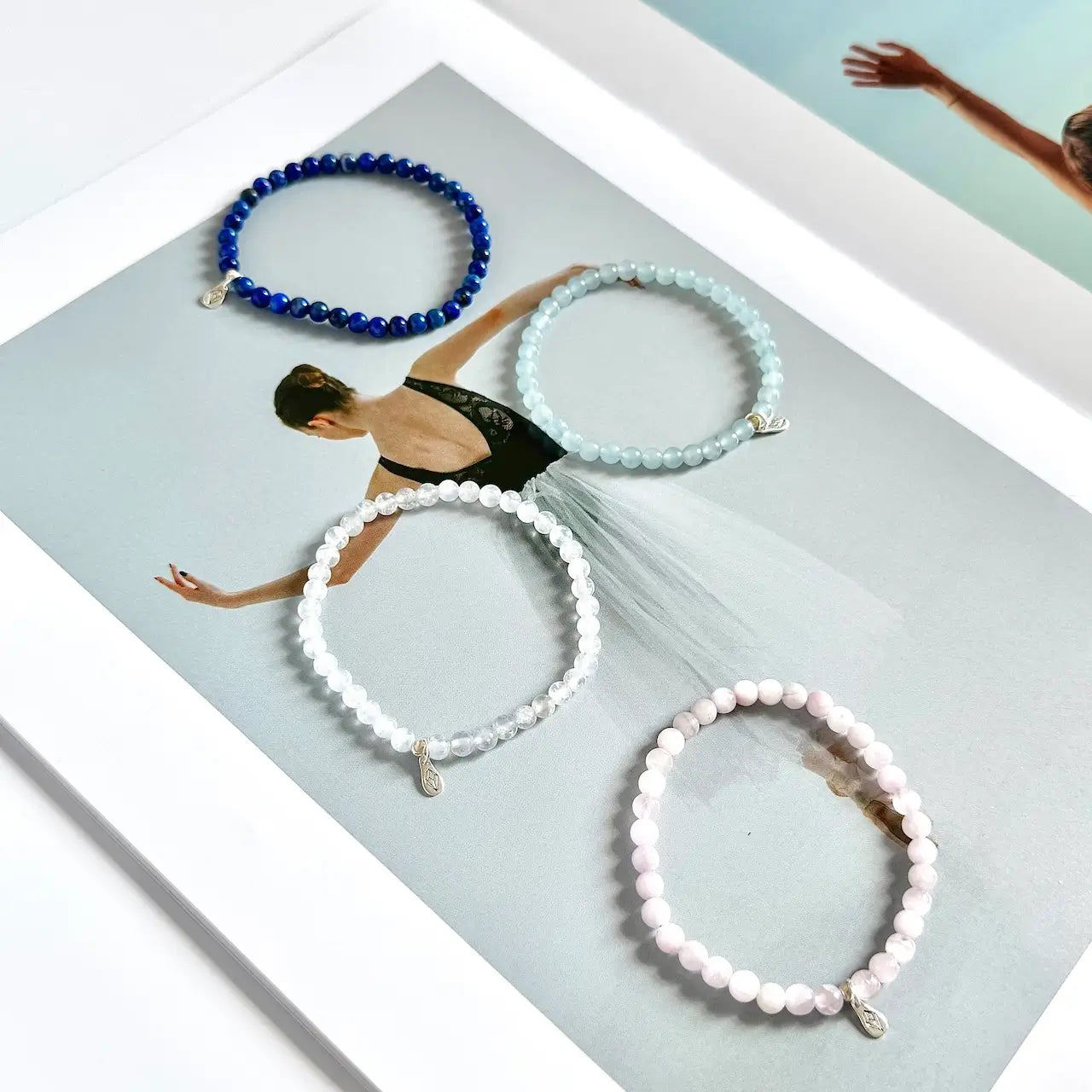 Throat Chakra Bracelet - Side View｜Touch Vintage