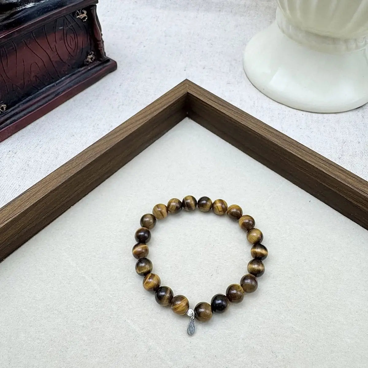 Tiger Eye Bead Bracelet 8mm - Crystal Jewelry｜Touch Vintage