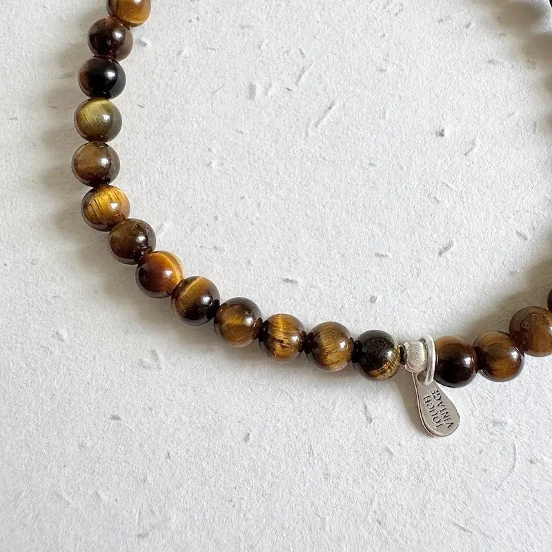 Tiger Eye Bracelet - Close-up｜Touch Vintage