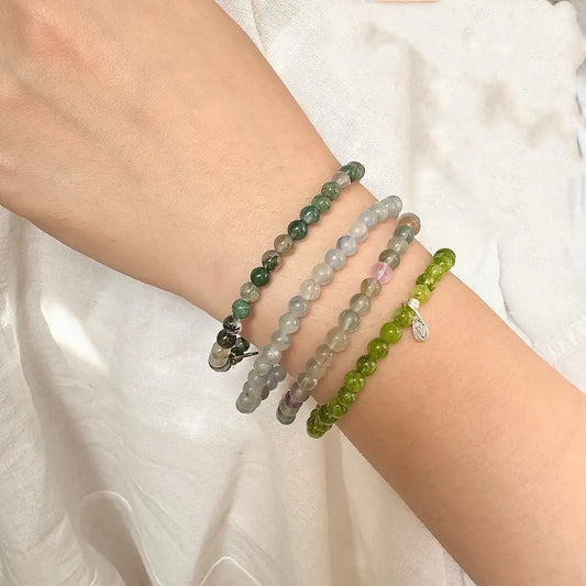 Virgo Crystal Bracelets -Close-up | Touch Vintage