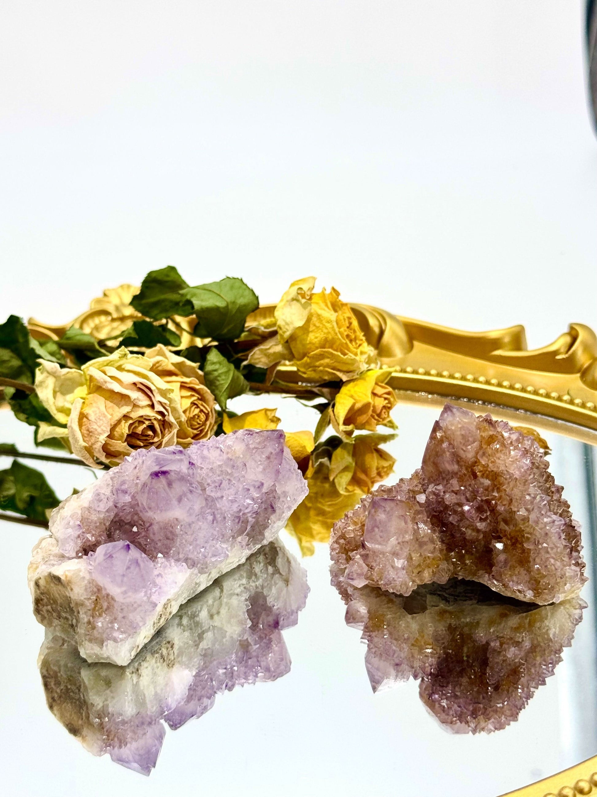 Cactus Amethyst Crystal Cluster - Touch Vintage 