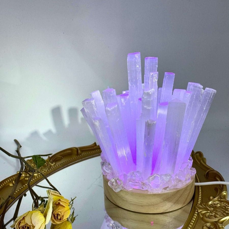 Crystal Cluster Lamp - Touch Vintage 