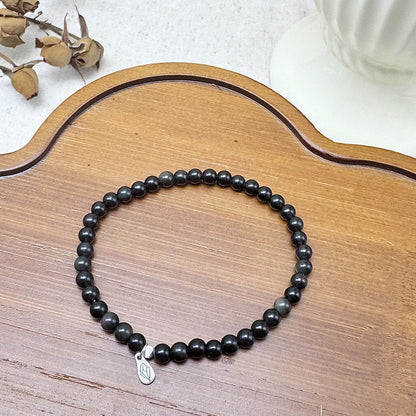 black obsidian bracelet